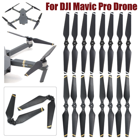 Hélices de remplacement pour Drone DJI Mavic Pro, 4/8 pièces 8330F en Fiber de carbone CCW/CW Composite, Base à faible bruit, pièces de rechange ► Photo 1/6