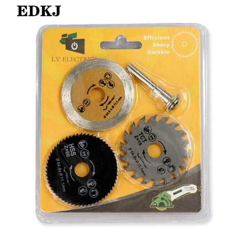 EDKJ-Mini scie circulaire, lame de coupe pour bois, diamètre de sortie 54.8mm, haute qualité ► Photo 1/5