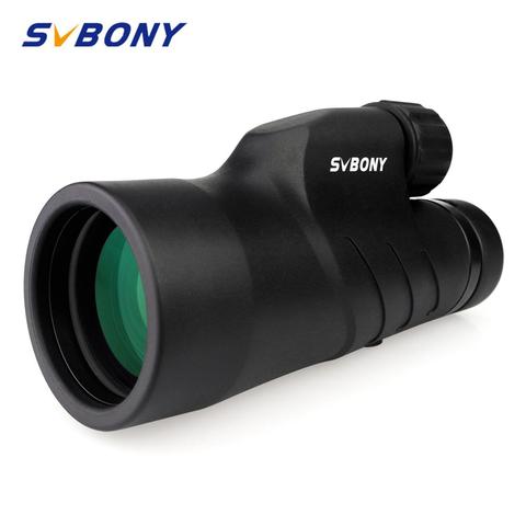 Svbony haute qualité 10x50 monoculaire BaK4 prisme plein multi-enduit IPX7 étanche puissant télescope voyage chasse F9338B ► Photo 1/6