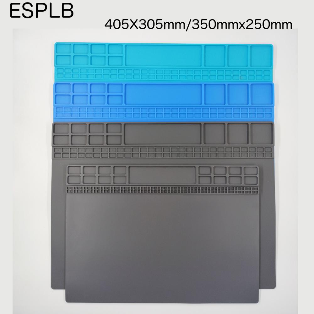 ESPLB 405X305mm coussin de réparation d'isolation thermique poste de travail à souder Mat plate-forme de Maintenance de soudage au silicium ► Photo 1/6