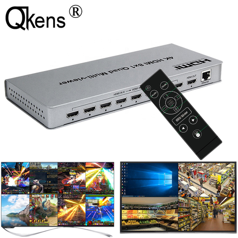 4K HDMI 8x1 Quad multi-visionneuse commutateur 8 en 1 sortie sans couture 4x1 Multi visionneuse PIP image écran diviseur convertisseur vidéo ► Photo 1/6