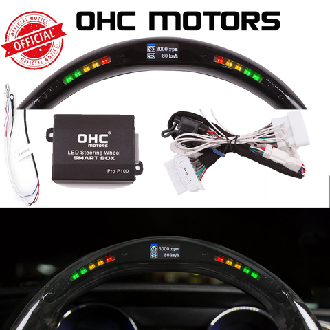 Kit de volant de direction LED, volant LED, affichage LED, garantie 2 ans, moteurs OHC ► Photo 1/6