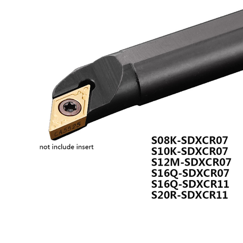 Outil de tournage interne pour Insert en carbure DCMT, S08K S10K S12M S16Q S20R SDXCR07 SDXCR11, 1 pièce ► Photo 1/3