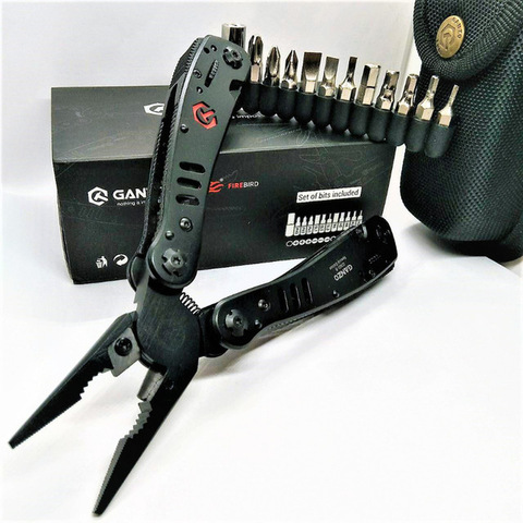 Ganzo – couteau pliant multi-outils 29 en 1 G302B, outils multi-pinces, coupe-câble, survie Portable, outils ménagers ► Photo 1/6