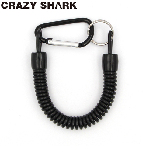 Crazy Shark-cordes de pêche, outils de pêche, 1 pièce, bateau, cordes de Camping, bobine à ressort, pince à lèvres sécurisée ► Photo 1/6