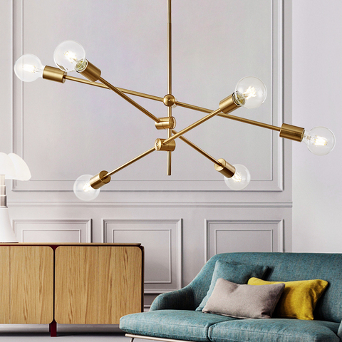 Lampe suspendue en forme de boule de verre post-moderne, design nordique moderne simpliste, luminaire d'intérieur d'intérieur, idéal pour un tube en fer, Globe LED ► Photo 1/6