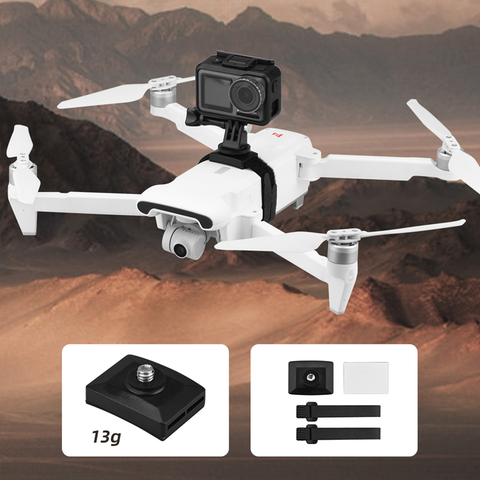 Support de montage de support de lumière de remplissage de caméra d'extension supérieure pour DJI Mavic Air 2 Mini 2 FIMI X8 SE 2022 pour Osmo Action GOPRO hero 9 ► Photo 1/6