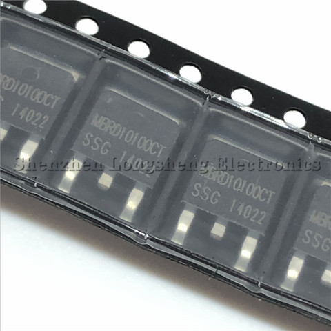 10 pièces/lot MBRD10100CT TO-252 10A/100V SMD nouvelle diode Schottky originale ► Photo 1/1