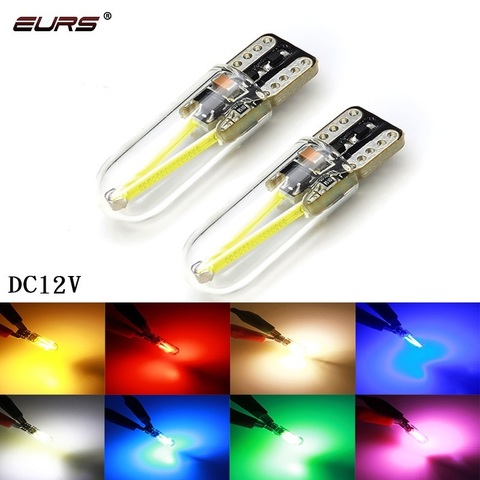 2 pièces LED W5W T10 194 168 W5W Led ampoule de stationnement Auto cale dégagement lampe CANBUS blanc lumineux licence ampoules 12V ► Photo 1/6