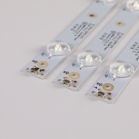 Bande de rétroéclairage LED, 620mm, 7 lampes pour PHILIPS Sony TV 32 