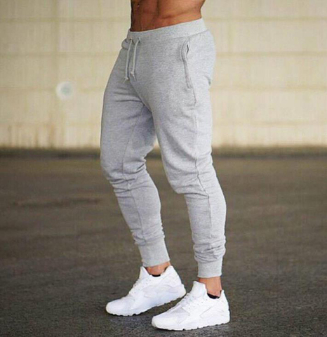 Nouveau pantalon de Jogging hommes Sport pantalons de survêtement pantalons de course pantalons hommes Joggers coton survêtement pantalon ajusté pantalon de musculation ► Photo 1/6