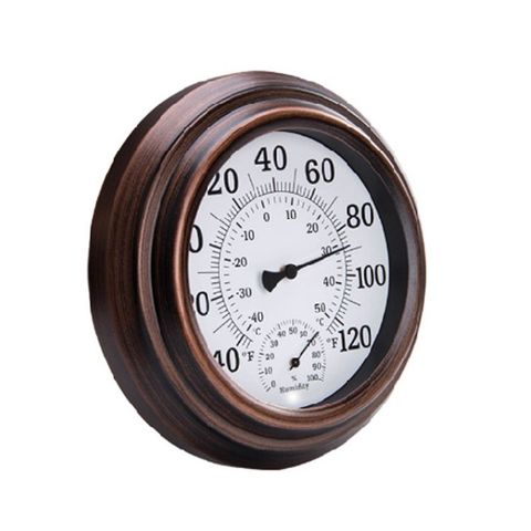 Thermomètre et hygromètre Vintage à grande échelle, affichage ℃ ℉, moniteur d'humidité, thermomètre numérique d'intérieur ► Photo 1/6