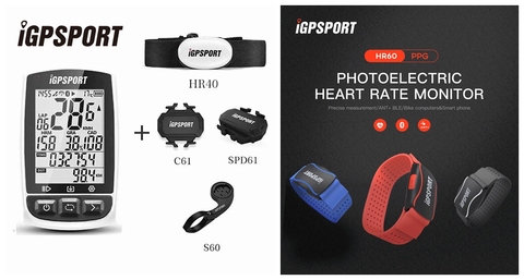 IGPSPORT-ordinateur de vélo, moniteur de fréquence cardiaque, Bluetooth 4.0 ANT +, capteur de vitesse pour cyclisme, compteur de vitesse, accessoires IGS618 ► Photo 1/5