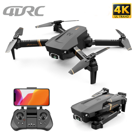 4rdc V4 WIFI FPV Drone WiFi vidéo en direct FPV 4K/1080P HD caméra grand Angle pliable Altitude tenir Durable RC quadrirotor ► Photo 1/6