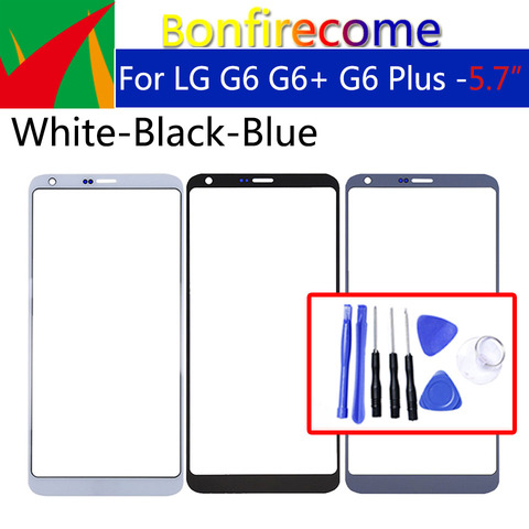 Écran tactile de remplacement de lentille extérieure en verre pour LG G6 G6 + G6 Plus H870 H871 H872 H873 H870K H870S H870DS ► Photo 1/5