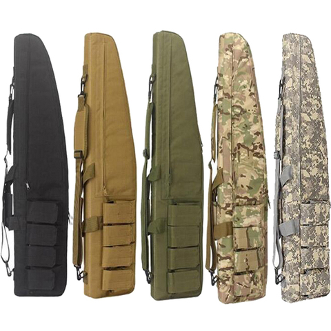 Sac de pistolet tactique 70cm/98cm/118cm armée tir chasse Molle sac Airsoft mallette à fusil pistolet porter sac à bandoulière équipement militaire ► Photo 1/6