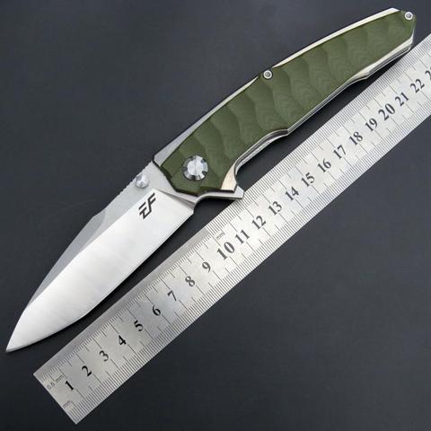 Eafenrow-couteau de poche EF913 à lame D2, manche G10, pour la survie, la chasse, le Camping, le plein air, EDC ► Photo 1/6