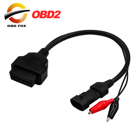 Pour FIAT pour Lancia pour Alfa Romeo 3 broches 3Pin mâle à OBD OBD2 OBDII DLC 16 broches 16Pin femelle voiture outil de Diagnostic ► Photo 1/3