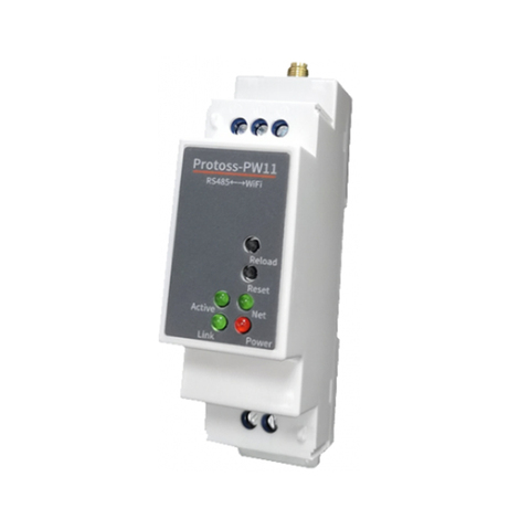 Convertisseur WiFi port série RS485 vers Rail DIN, dispositif IOT ac 110V ~ 220V ou DC, Support Modbus TCP vers RTU MQTT ► Photo 1/6