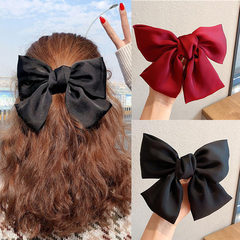 2022 nouveauté gros nœuds bandeau tissu élastique bandes de cheveux femmes filles cheveux accessoires mode coréenne pince à cheveux accessoires ► Photo 1/6