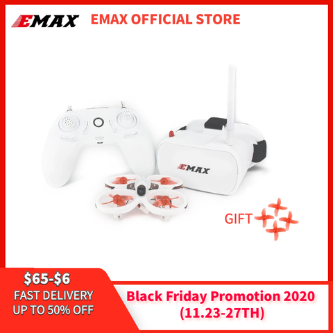 Cadeau officiel Emax EZpilot FPV Racing Drone Kit 5.8G enfant jouets avec caméra lunettes 2 ~ 3S RTF facile à voler pour les débutants ► Photo 1/6