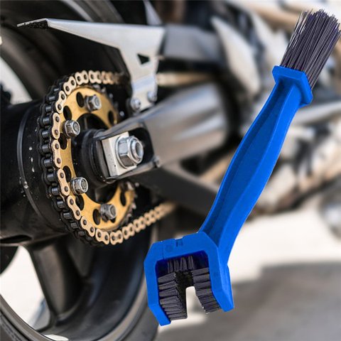 Plastique cyclisme moto vélo chaîne propre brosse engrenage Grunge brosse nettoyant extérieur nettoyant épurateur outil ► Photo 1/6