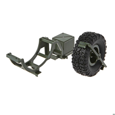 Pièces de décoration de pneu de rechange pour WPL 1/16 B36 B-36 B36K B36KIT accessoires de bricolage de voiture de camion militaire RC ► Photo 1/6