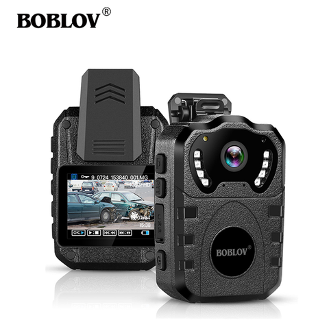 BOBLOV WN10 1080P HD corps Cam 32/64GB Portable IR Vision nocturne caméra de Police 175 degrés de sécurité Mini caméra DVR enregistreur vidéo ► Photo 1/6