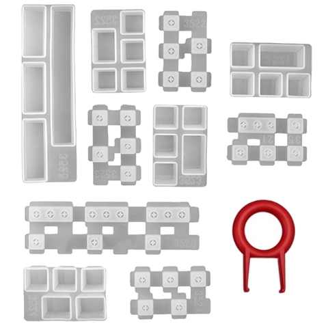 Compatible avec cerise MX clavier de jeu mécanique résine époxy moule ordinateur PC Gamer patte pour animaux de compagnie Keycaps moules en Silicone ► Photo 1/6