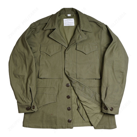 WW2 US militaire armée vert M43 manteau veste veste extérieure ► Photo 1/3