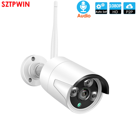 Caméra IP sans fil 3.0mp, lentille 3.6mm, sécurité étanche, 1080PWiFi, pour tout type de système de vidéosurveillance sans fil, application IPPro ► Photo 1/6