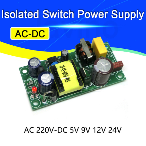 Module d'alimentation à commutateur isolé, convertisseur AC-DC V à 5V 9V 12V 15V 24V, module d'alimentation à découpage 10W 12W, 220 ► Photo 1/6