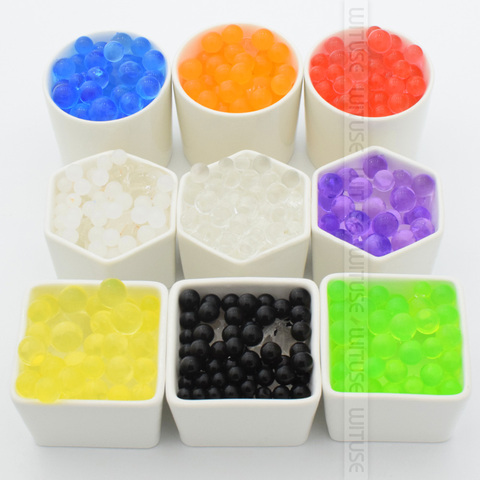 10000 pièces 6mm cristal sol boue Hydrogel Gel enfants enfants jouet perles d'eau grandir Orbiz boules d'eau mariage décoration de la maison ► Photo 1/6