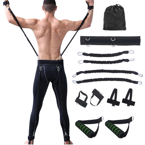 Bandes de résistance élastiques, équipement de boxe Muay Thai, Crossfit, agilité, bras, vitesse, corde de traction ► Photo 1/6