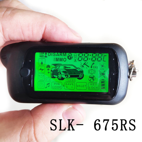 Clé télécommande anti-cambriolage pour Pantera SLK 675 slk-675rs, écran Lcd rs, alarme bidirectionnelle, sécurité du véhicule ► Photo 1/6