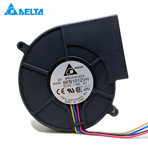 Pour delta Original BFB1012VH 9733 turbo ventilateur centrifuge 12V 1.80A capacité du vent 97*97*33mm ► Photo 1/4