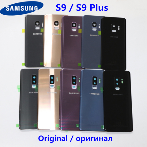 SAMSUNG – coque de batterie arrière en verre pour Samsung Galaxy S9 Plus, S9 +, G965, SM-G965F, S9, G960, SM-G960F, G960FD ► Photo 1/6