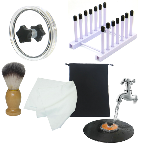 LP – Kit de serrage étanche pour disque tournant, 4 en 1, pour disque vinyle, pour le nettoyage des étiquettes ► Photo 1/6