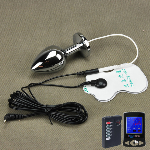 Électro choc godemichet Anal métal Anal perles Prostate Stimulation électrique G Spot médical thérapie sur le thème masseur adulte SM Sex Toy ► Photo 1/6