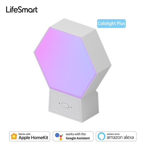 LifeSmart – panneaux lumineux LED intelligents Cololight Plus, 16 millions de couleurs RGB, lampe quantique à monter soi-même, fonctionne avec Apple HomeKit Google Alexa ► Photo 1/6