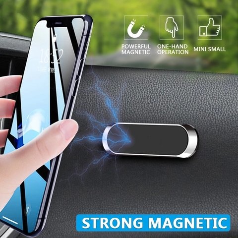 Support de support de téléphone de voiture magnétique universel pour iPhone 12 Samsung Xiaomi Huawei support de téléphone support aimant voiture montage Dashboad mur ► Photo 1/1