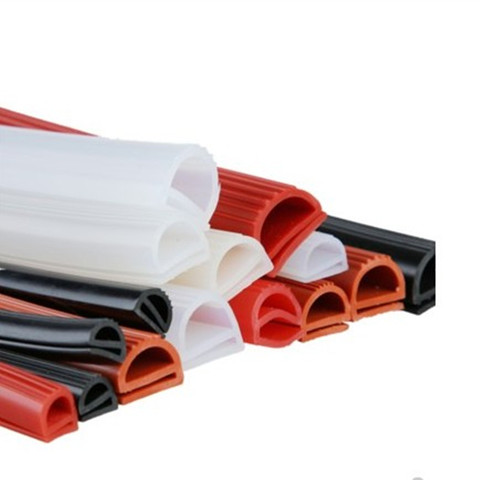 Bande de Silicone de Type E rouge blanc, barre de scellage, pour porte de four, congélateur, Machine à vapeur, vmqe ► Photo 1/6