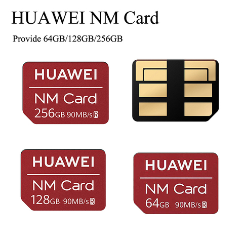 Carte NM, 64 Go/128 Go/256 Go, 90 Mo/s, pour Mate 20 Pro/Mate 20 X/P30, avec lecteur de carte Nano Memory USB 3.1 ► Photo 1/6