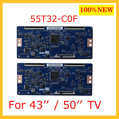 55T32-C0F CTRL BD 43 ''55T32 COF 50'' carte d'essai professionnelle 55t32c0f carte mère T-CON originale 55t32 pour 43 50 pouces TV ► Photo 1/6