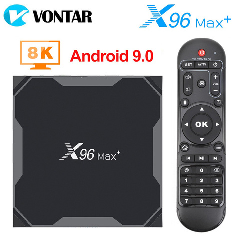 2022 X96 maximum Plus 4GB 64GB Android 9.0 TV Box Amlogic S905X3 Quad Core double Wifi BT H.265 8K 24fps soutien Youtube X96Max Plus ► Photo 1/6