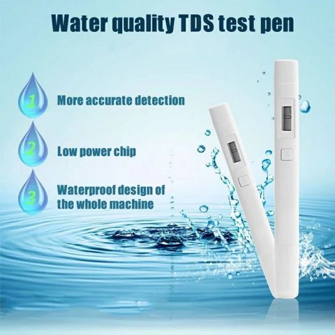 Testeur de qualité de l'eau TDS, Portable, détection de pureté, Test ce SOO-1, compteur intelligent, analyseur numérique rapide de la qualité de l'eau ► Photo 1/6