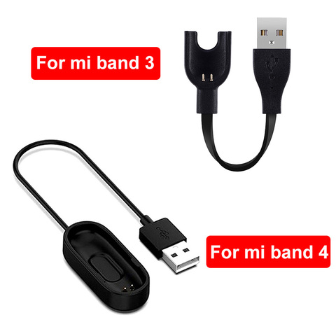 Chargeur TEZER pour Xiaomi Mi bande 2 3 4 cordon de remplacement USB câble de charge adaptateur pour Xiaomi Mi Band 3 chargeur de Bracelet intelligent ► Photo 1/4