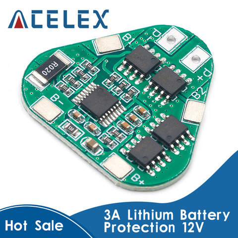 3S 12V 18650 Lithium batterie panneau de Protection 11.1V 12.6V surcharge sur-décharge protéger 8A 3 cellules Pack Li-ion BMS PCM PCB ► Photo 1/6