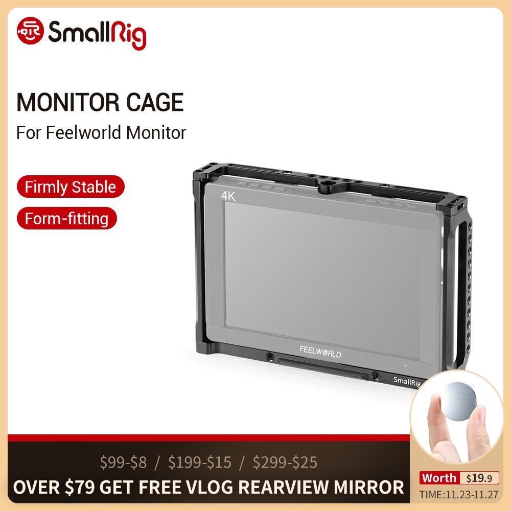 Cage de moniteur de 7 pouces pour Feelworld T7 703 703S et F7S Cage de protection pour moniteur avec trous de filetage de Rail otan-2233 ► Photo 1/6