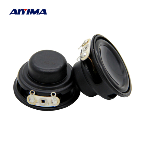 AIYIMA 2 pièces 32MM Audio gamme complète Mini haut-parleurs 4 ohms 3W intérieur magnétique haut-parleur bricolage multimédia musique son haut-parleur ► Photo 1/1